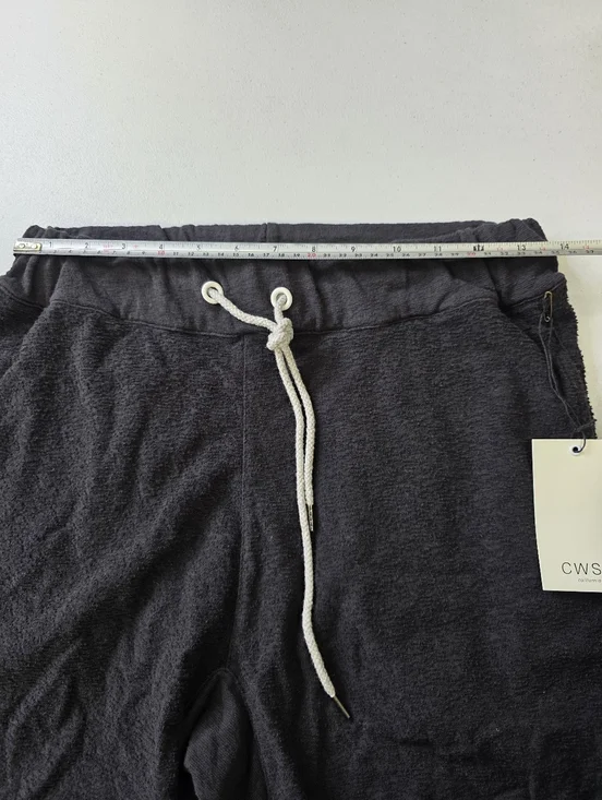 Frank & Oak x CWST Men’s Textured cotton fabric  Drawstring Shorts - Picture 7 of 11